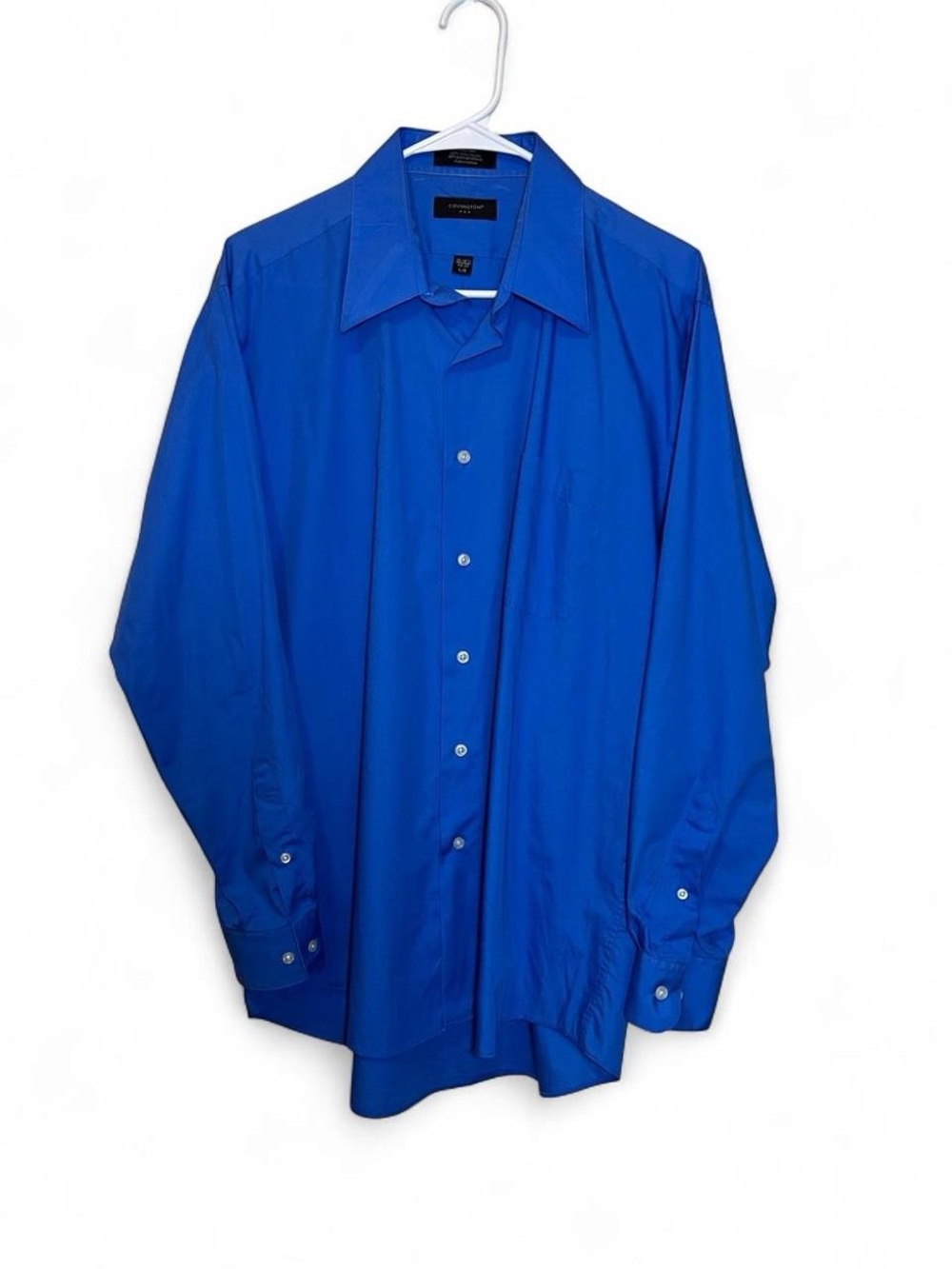 Covington Men's Button-Up Dress Shirt - Blue